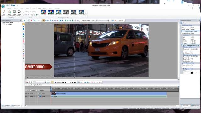 Lifehack: Make A Lower Thirds Image In VSDC Free Video Editor