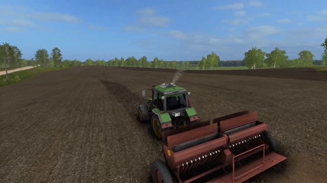 [РП] ДОЛГОЖДАННАЯ ПОСЕВНАЯ 2021! НА ТРАКТОРЕ МТЗ 82.1! Farming Simulator 17 смотреть онлайн