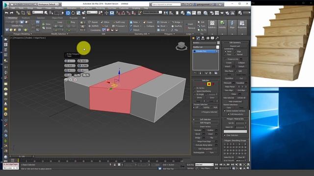3ds Max Dersleri #53 | Polygon Alt Obje Modu 1: Merdiven Örneği смотреть онлайн