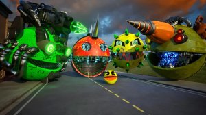 РОБОТ ПАКМАН ПРОТИВ МОНСТРА ПАКМАНА #анимация