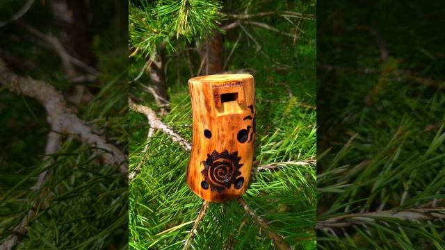 Окарина 🌳в тональности G (соль) 🎵из пенёчка тополя🌳 смотреть онлайн