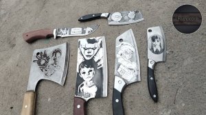 Нужен только СВАРОЧНИК | Травление рисунка на ноже даже если не умеешь рисовать