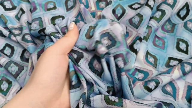 Супер софт принт голубой геометрия смотреть онлайн