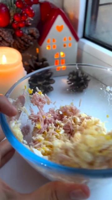 салат мандаринка