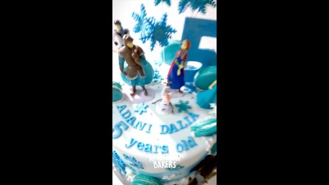 Awesome Frozen macaron themed cake | Ambition ABkers смотреть онлайн