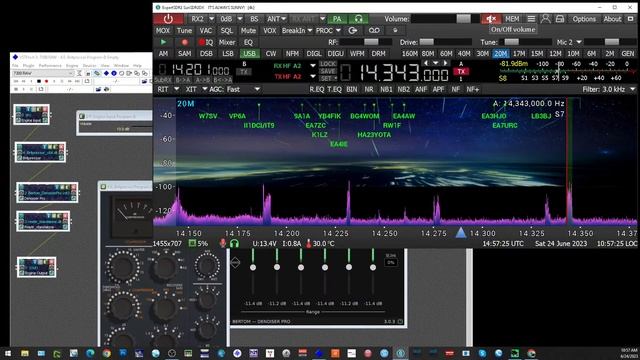 SUN SDR2DX-DETAILED RXDAP SETUP FOR RX. BETTER THAN ANY AGCT! смотреть онлайн