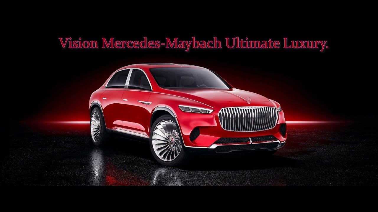 The Vision Mercedes-Maybach Ultimate Luxury.