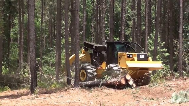 Cat 525D Скиддер новой серии смотреть онлайн