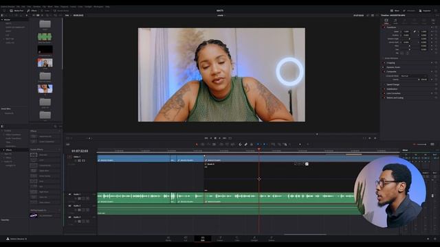 How to make smooth zoom effect in Davinci Resolve 18.1 смотреть онлайн
