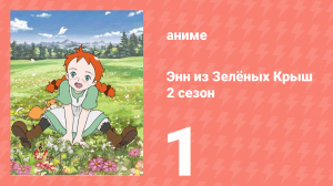 Здравствуй, Энн! Что было до Зелёных Крыш 1 серия (аниме-сериал, 2009)