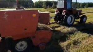 Трактор Т-30А80 и пресс подборщик Сипма