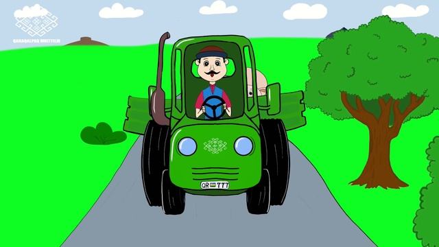 ''KÓK TRAKTOR'' Qaraqalpaqsha multfilm. смотреть онлайн