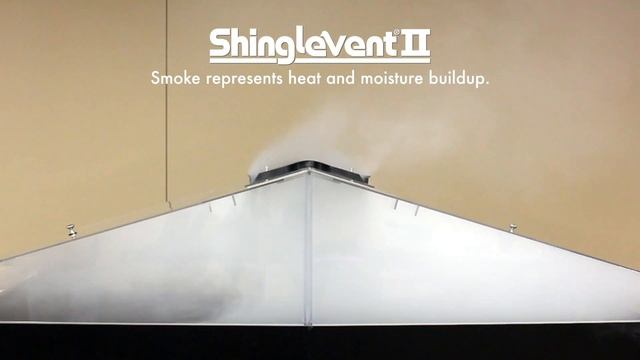 Air Vent - ShingleVent II Smoke House Demonstration смотреть онлайн