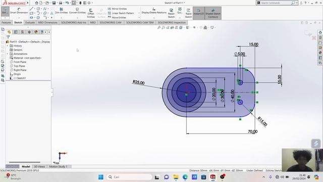 Exercise 50 Solidworks смотреть онлайн