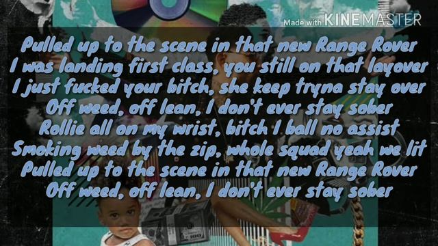 PnB Rock - Range Rover (Lyrics) смотреть онлайн