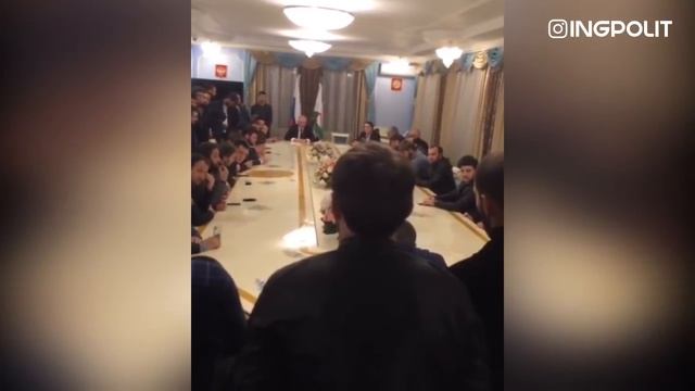 Встреча молодежи с Председателем Парламента РИ и И.О. руководителя Администрации Главы РИ / INGPOLI смотреть онлайн