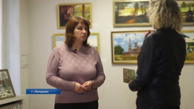 Искусство, доступное каждое. В МВЦ открылась выставка "Оковский лес". смотреть онлайн