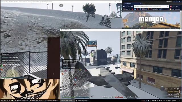 GTA Online Menyoo modding w/ 2 accounts Live Stream смотреть онлайн