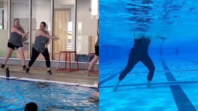 Aqua Zumba "Don't Go Yet" (Split Screen) смотреть онлайн