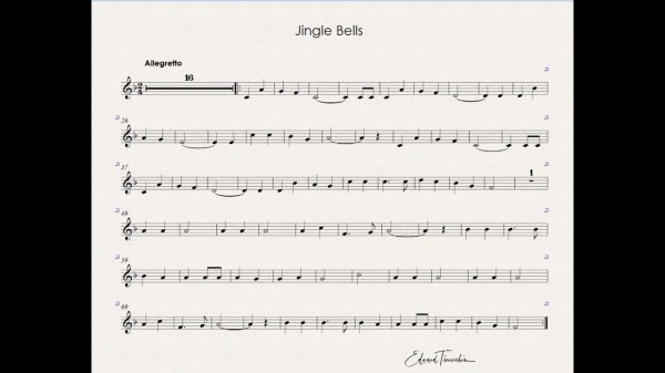 Jingle bells - backing track for trumpet Bb