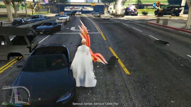 GTA 5 -Saitama (One Punch Man) vs Naruto and Sasuke SUPERHERO BATTLE смотреть онлайн