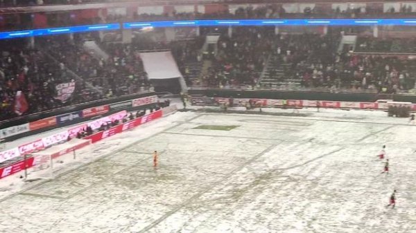Локомотив - Спартак 1-0. 2 апреля 2022. СНЕЖНЫЙ ДЕНЬ!!!