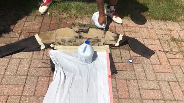 How to Bleach a Denim Jacket (Bar Code) смотреть онлайн