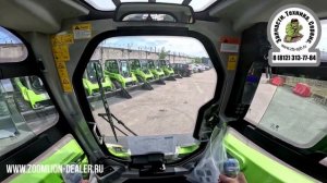 Кабина ZS080V 1. Мини-погрузчики Zoomlion ZS080V, ZS085V. СНЕГОБОРЬБА ЩЁТКА.