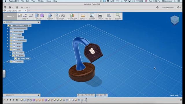 3D CAD with Fusion 360 - Creating 3D Printer Files смотреть онлайн