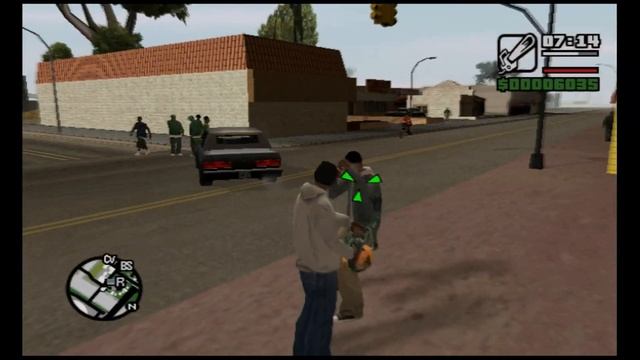 Grand Theft Auto: San Andreas (Xbox) - MALE01 Fighting смотреть онлайн