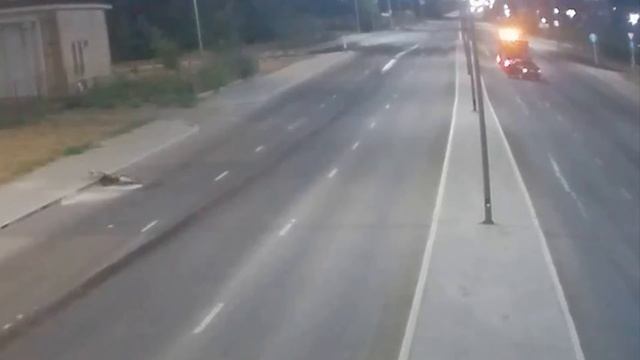 На дорожную технику наехал водитель в Нур-Султане смотреть онлайн