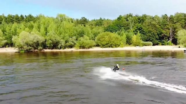 Тренировка на аквабайке