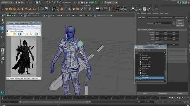 Zbrush character digital sculpt - 06 - Basic shapes in maya, GoZ to Zbrush смотреть онлайн
