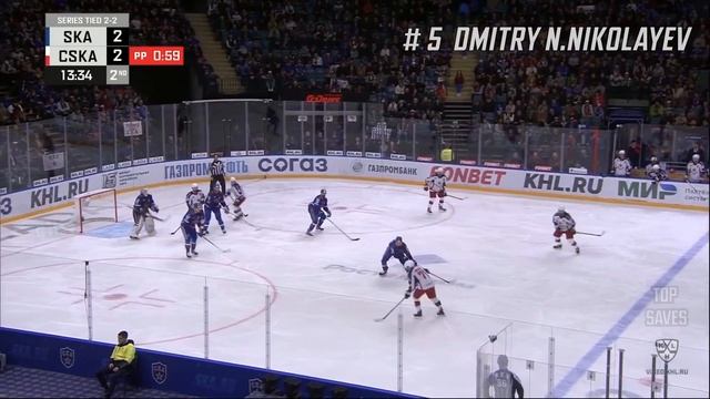 Лучшие сэйвы финалов конференций Кубка Гагарина 2023 / 2023 GC Conference Finals Top 10 Saves смотреть онлайн