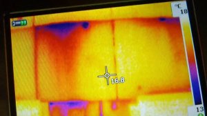 Работа тепловизора на отопление Тесто 882