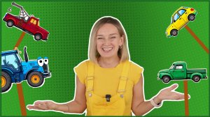 Синий трактор песенка - учим цвета.