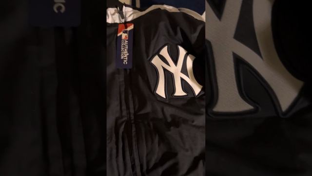 New York Yankees Nike authentic collection dugout jacket unboxing review ! смотреть онлайн