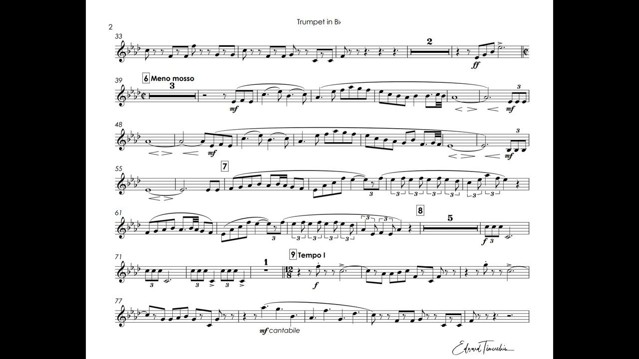 Anisimov, Boris - Scherzo - Schubert János trumpet Bb