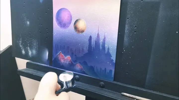 ✨ Мастер-класс по аэрографии: Основы рисования аэрографом ✨ смотреть онлайн