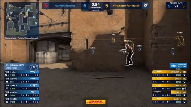 GRAND FINAL !!! Virtus.pro vs Gambit, Map 2, IEM Katowice, HIGHLIGHTS, CS:GO смотреть онлайн