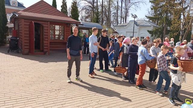 Церковь Преображения господня в Голицыно, Пасхальное освещение, 19 апреля 2025 год. смотреть онлайн