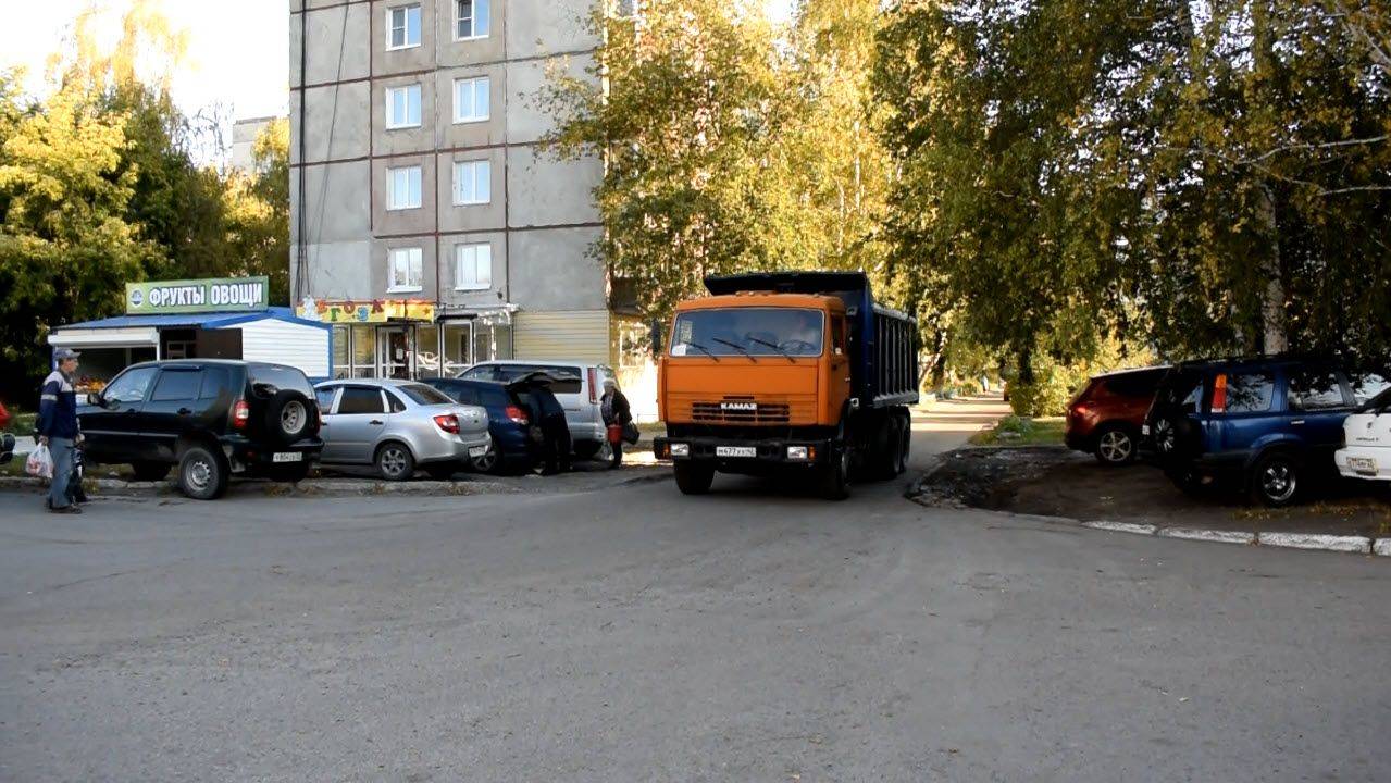 КамАЗ с двигателем от К-700. Звук ЯМЗ-238 турбо.