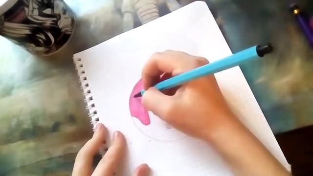 Как нарисовать пончик смотреть онлайн