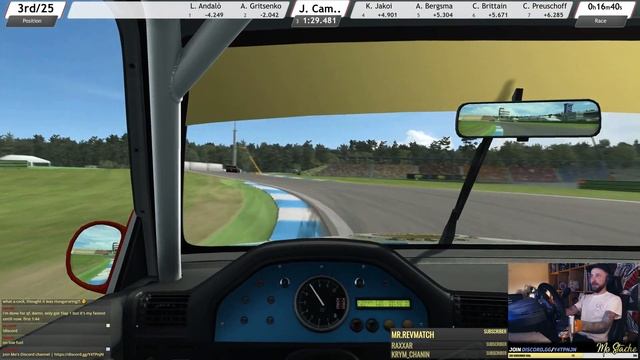 RaceRoom: 90's DTM @ Hockenheim GP [SRS Round #3/6] 🔴LIVE смотреть онлайн
