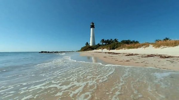 [VR 3D 4K] BEACH DAY - RELAXING OCEAN SOUND VIRTUAL REALITY VIDEO 360/180