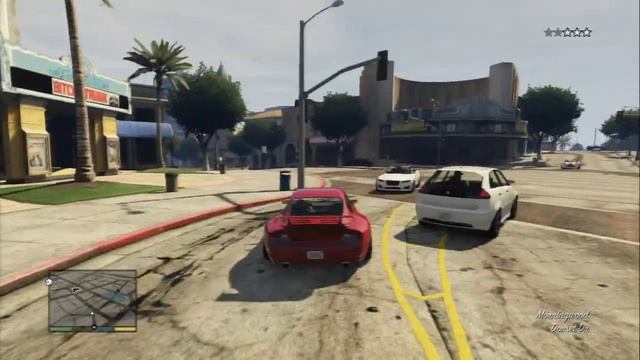 Grand Theft Auto V - Mission Vinewood Souvenirs Tyler Dixin: Steal Clothes & Cops Battle Nigel Call смотреть онлайн