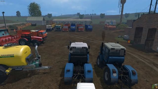FS2015 - Один российский край - 156 - новая бочка под жидкие органические удобрения и посев рапса смотреть онлайн
