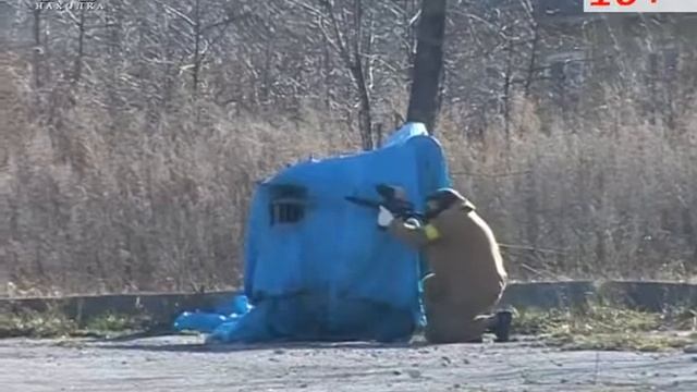 покрасили чуть чуть народ в Находке ...