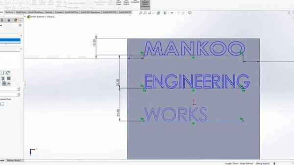TEXT IN SOLIDWORKS#solidworkscourse #solidworkstutorial #HOW CREATE TEXT IN SOLIDWORKS#solidworkS