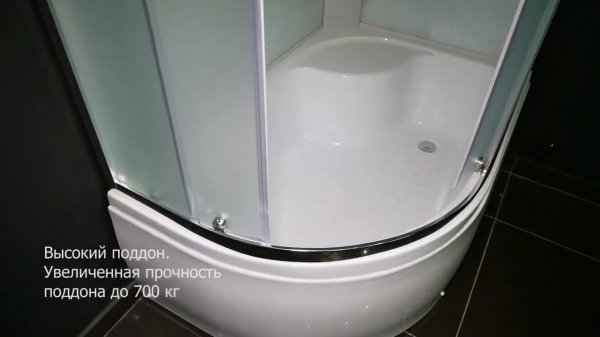 Обзор на душевую кабину Royal Bath 8120BK5 WC CH